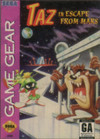 Taz in Escape from Mars Box Art Front